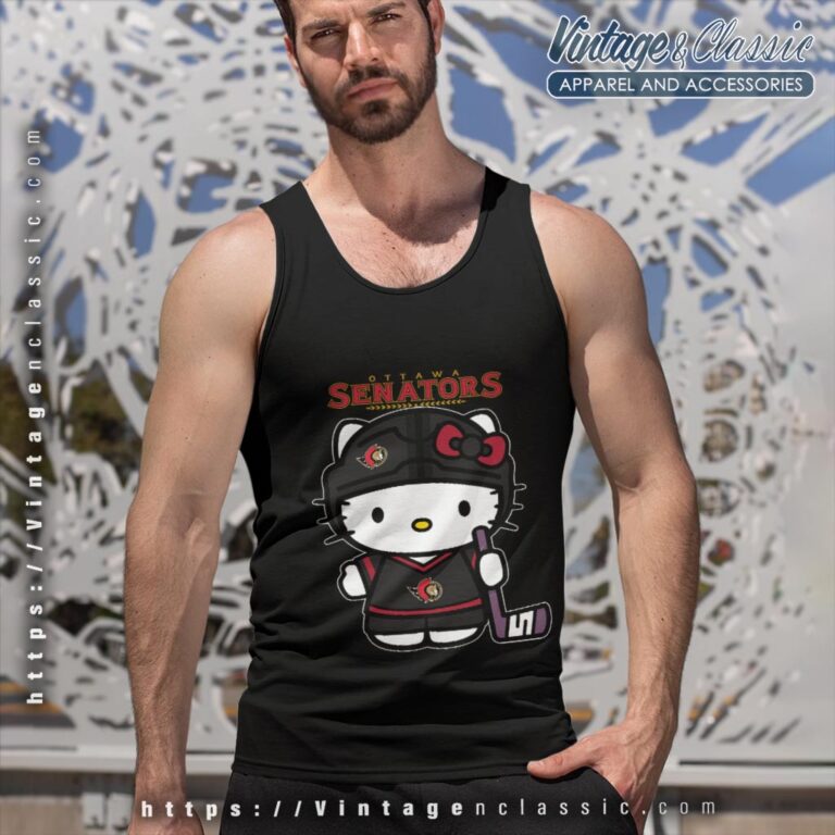 Ottawa Senators Hello Kitty Shirt Tank Top Racerback Ottawa Senators Hello Kitty Shirt Tank Top Racerback