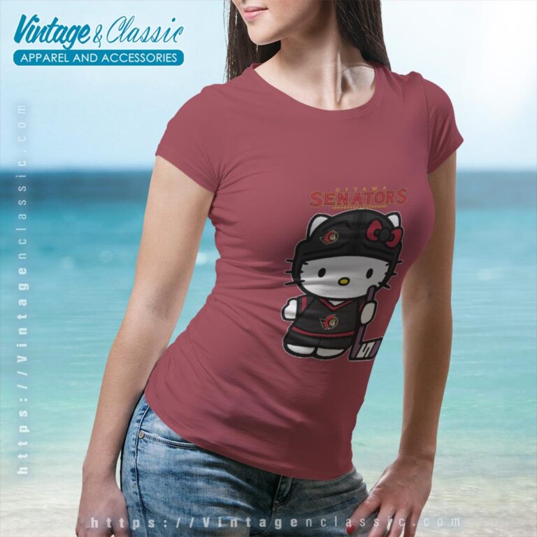 Ottawa Senators Hello Kitty Shirt Women T shirt Ottawa Senators Hello Kitty Shirt Women T shirt
