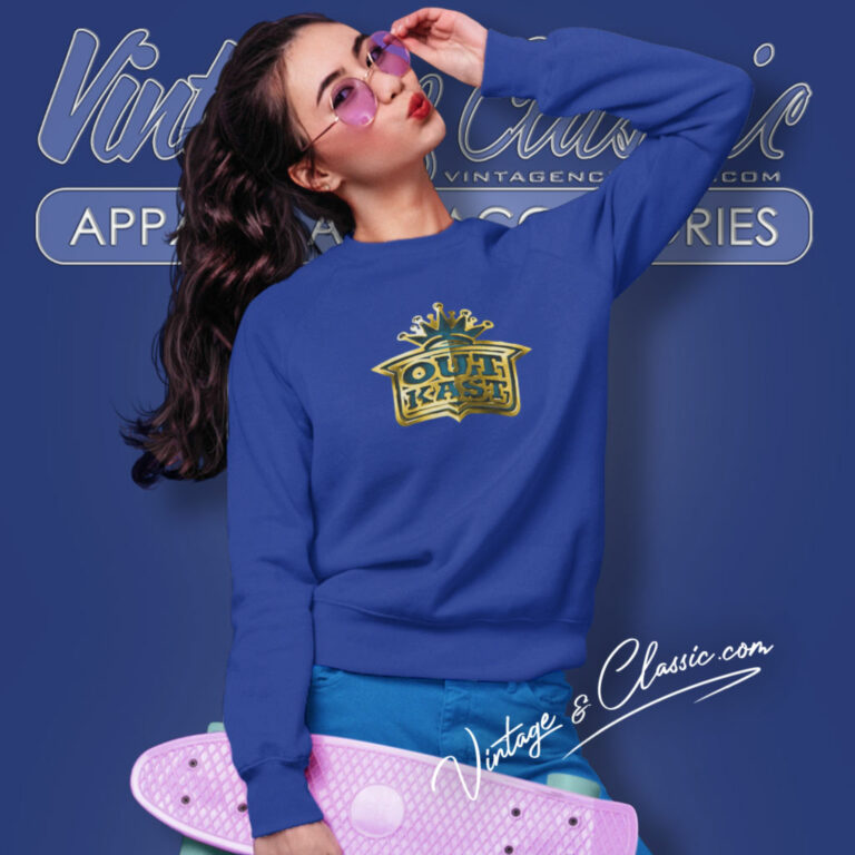 Outkast Shirt Logo Premium Black Gold Sweatshirt Outkast Shirt Logo Premium Black Gold Sweatshirt