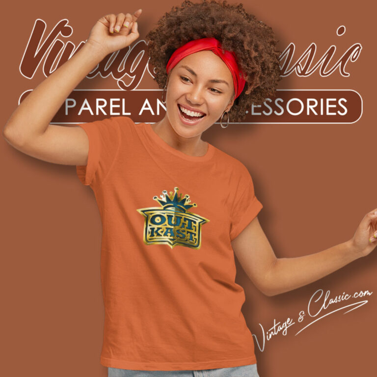 Outkast Shirt Logo Premium Black Gold Women T Shirt Outkast Shirt Logo Premium Black Gold Women T Shirt