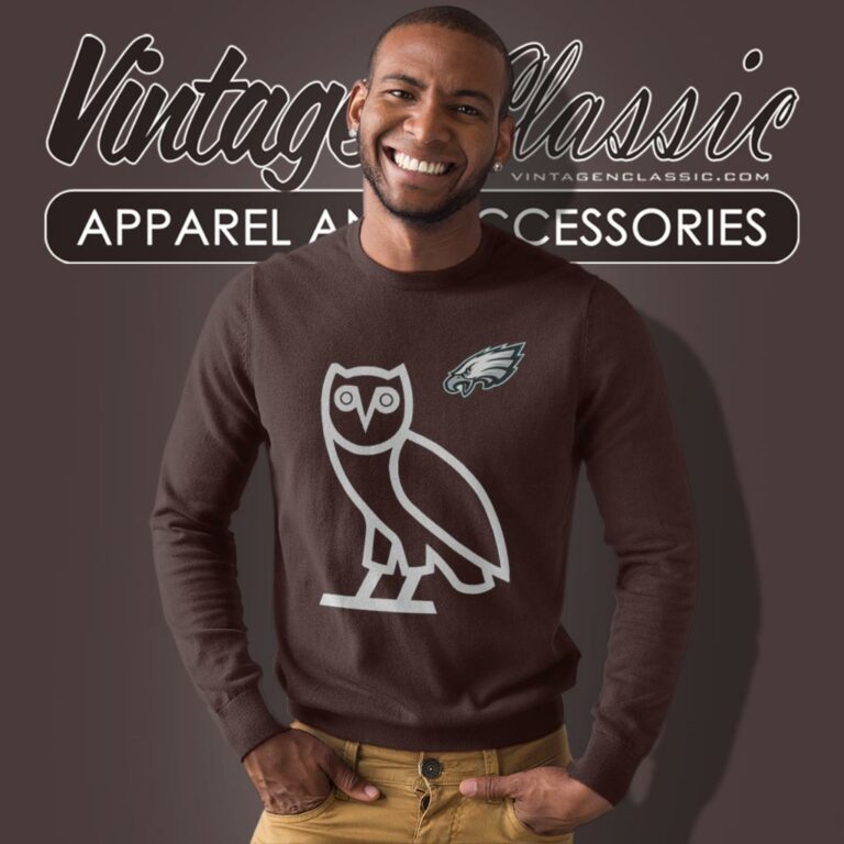 Ovo Midnight Green Philadelphia Eagles Og Owl Sweatshirt Ovo Midnight Green Philadelphia Eagles Og Owl Sweatshirt
