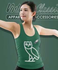 Ovo Midnight Green Philadelphia Eagles Og Owl Tank Top Racerback