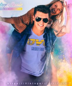 Ovo White Golden State Warriors V Neck TShirt