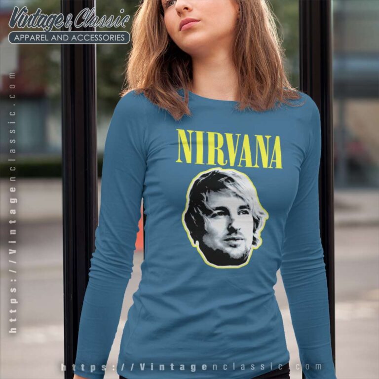 Owen Wilson Nirvana Long Sleeve Tee Owen Wilson Nirvana Long Sleeve Tee