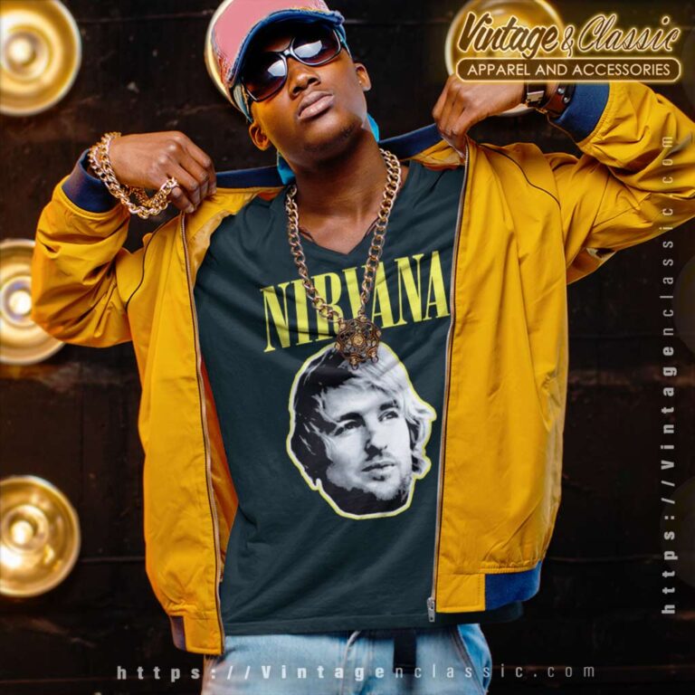 Owen Wilson Nirvana V Neck TShirt Owen Wilson Nirvana V Neck TShirt