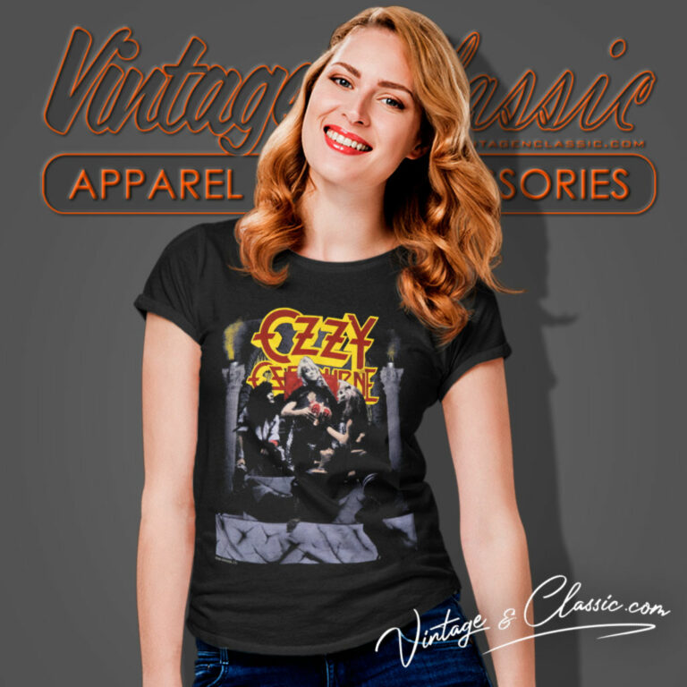Ozzy Osbourne 1984 Concert Women T Shirt Ozzy Osbourne 1984 Concert Women T Shirt