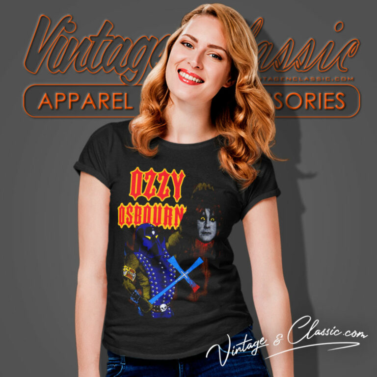 Ozzy Osbourne Decapitation Women T Shirt 4 Ozzy Osbourne Decapitation Women T Shirt 4