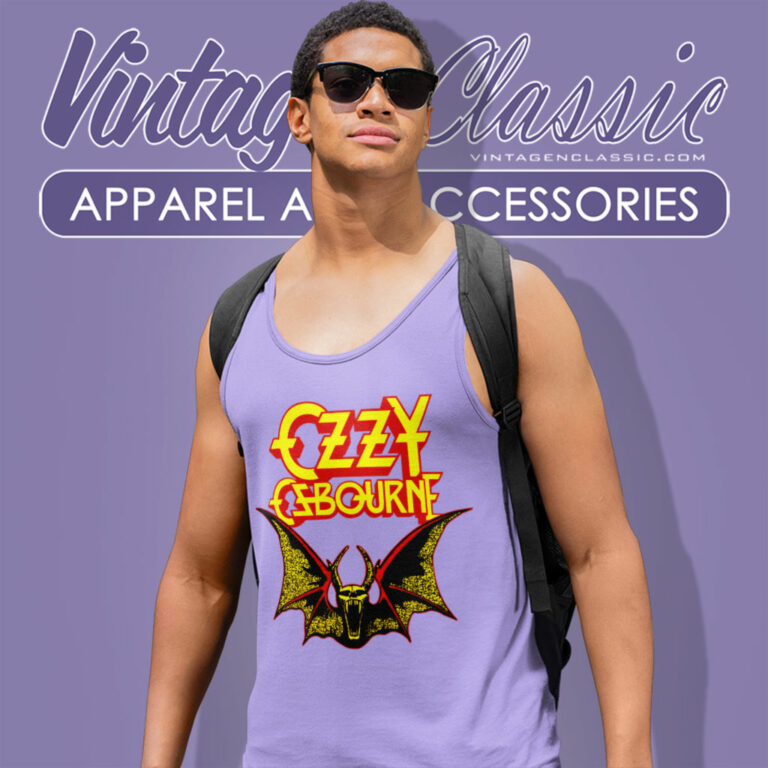 Ozzy Osbourne Devil Bat Tank Top Racerback Ozzy Osbourne Devil Bat Tank Top Racerback
