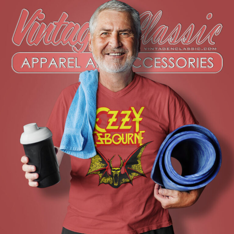 Ozzy Osbourne Devil Bat V Neck TShirt Ozzy Osbourne Devil Bat V Neck TShirt