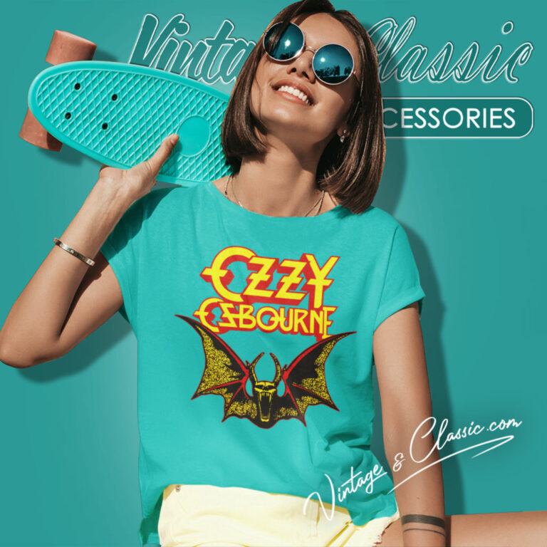 Ozzy Osbourne Devil Bat Women T Shirt Ozzy Osbourne Devil Bat Women T Shirt