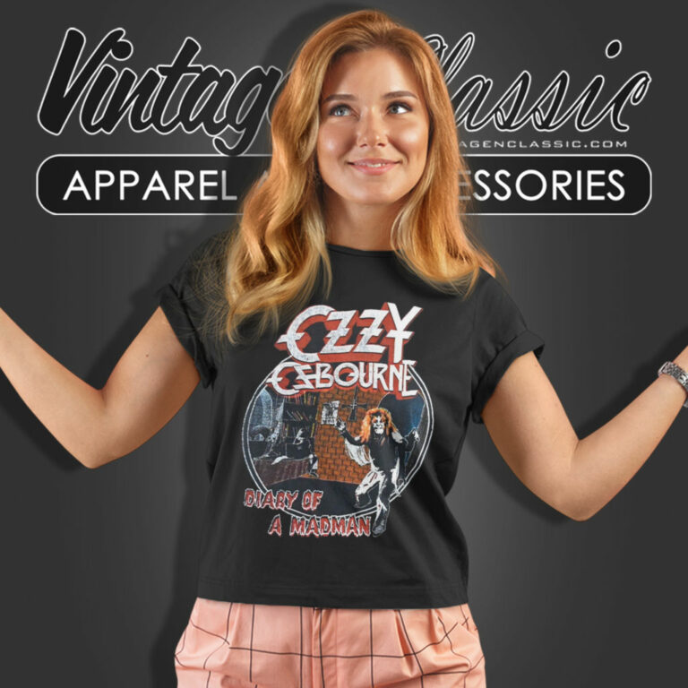 Ozzy Osbourne Diary Of A Madman Women T Shirt Ozzy Osbourne Diary Of A Madman Women T Shirt