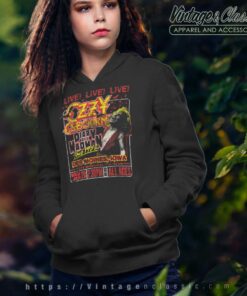 Ozzy Osbourne Diary Tour Des Moines Iowa Hoodie