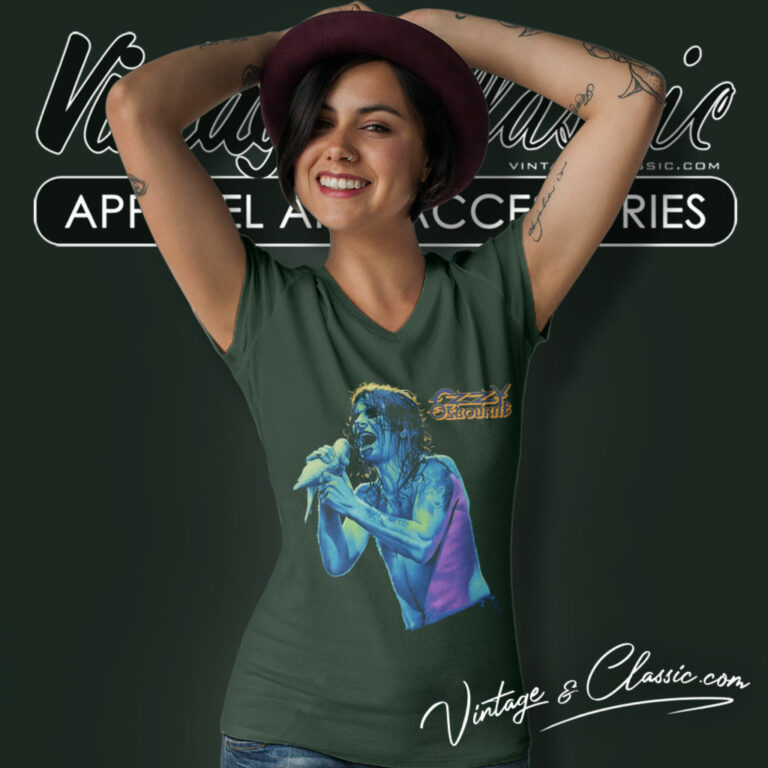 Ozzy Osbourne Dove Revenge V Neck TShirt Ozzy Osbourne Dove Revenge V Neck TShirt