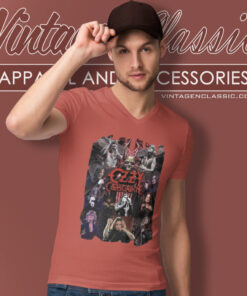 Ozzy Osbourne Fashionable V Neck TShirt