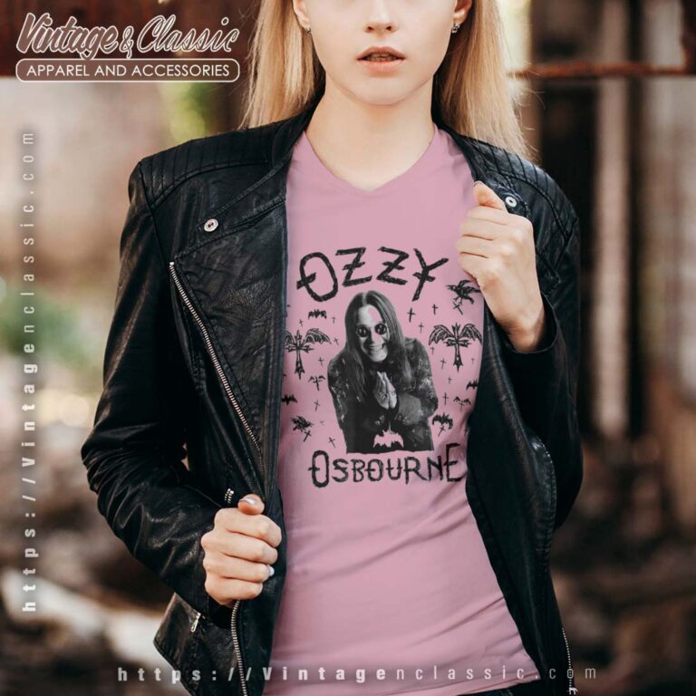 Ozzy Osbourne Flying Cross Vneck Ozzy Osbourne Flying Cross Vneck