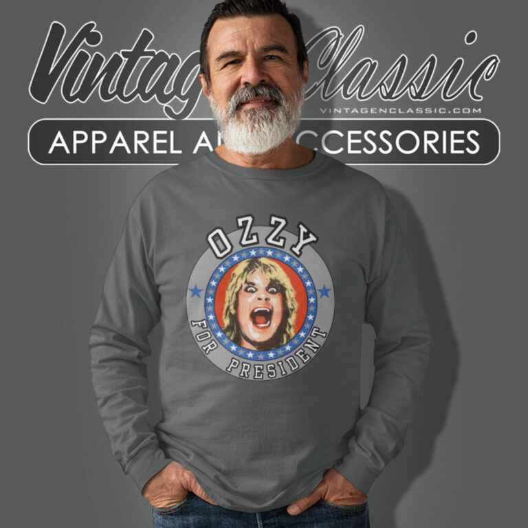 Ozzy Osbourne For President Long Sleeve Tee Ozzy Osbourne For President Long Sleeve Tee