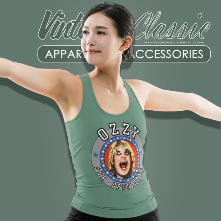Ozzy Osbourne For President Tank Top Racerback Ozzy Osbourne For President Tank Top Racerback
