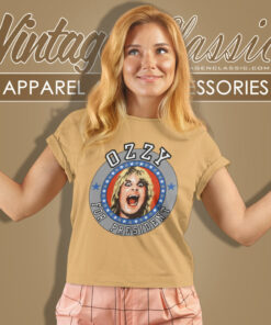 Ozzy Osbourne For President Women T Shirt