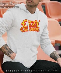 Ozzy Osbourne Horror Logo Men Hoodie