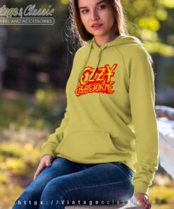 Ozzy Osbourne Horror Logo Women Hoodie