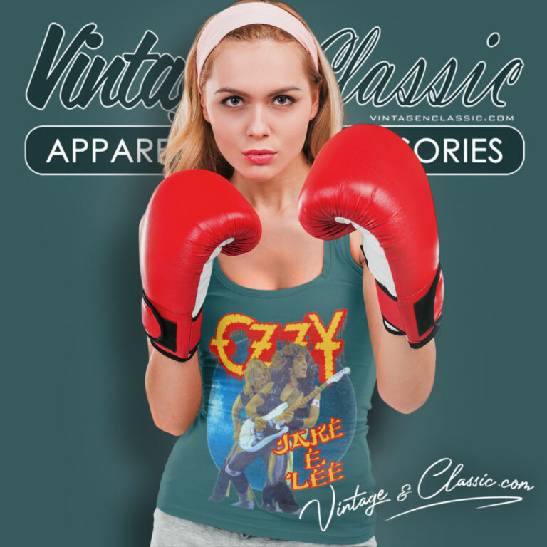 Ozzy Osbourne Jake E Lee Tank Top Racerback Ozzy Osbourne Jake E Lee Tank Top Racerback