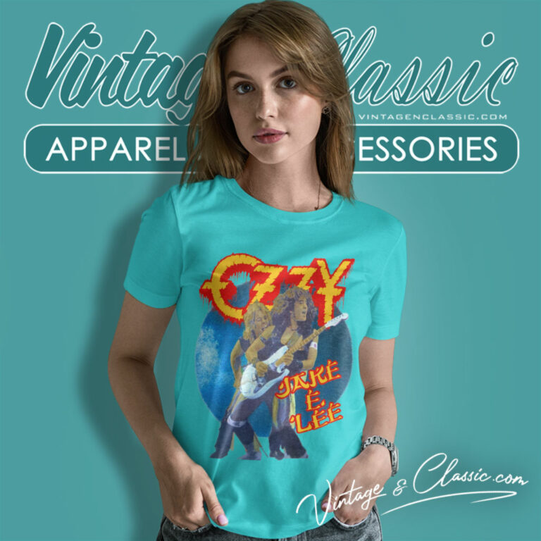 Ozzy Osbourne Jake E Lee Women T Shirt Ozzy Osbourne Jake E Lee Women T Shirt