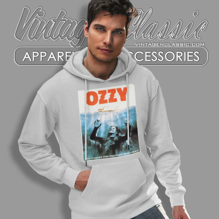 Ozzy Osbourne Jaws Inspired Tour Hoodie Ozzy Osbourne Jaws Inspired Tour Hoodie