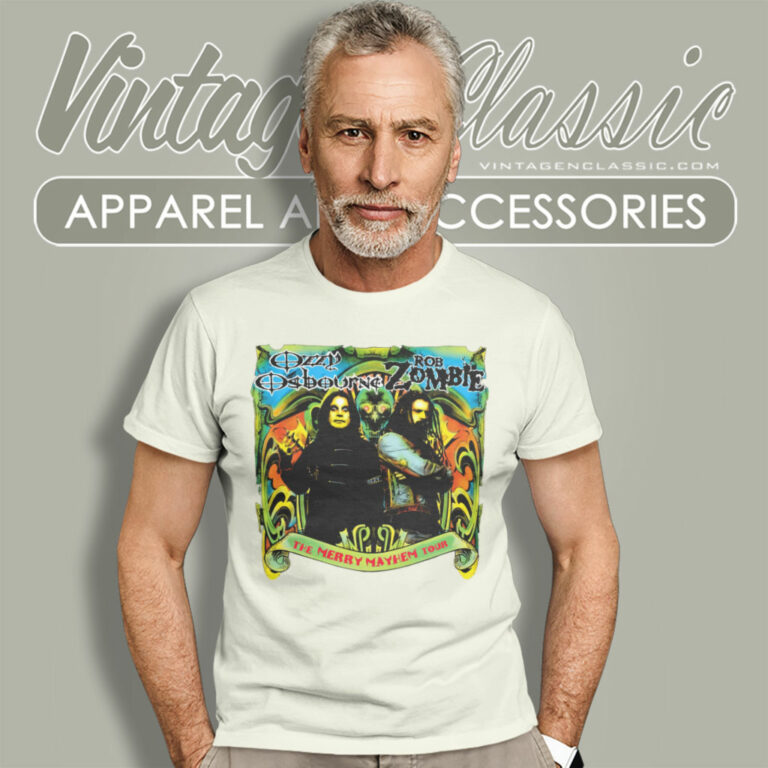Ozzy Osbourne Merry Mayhem Tour T Shirt Ozzy Osbourne Merry Mayhem Tour T Shirt