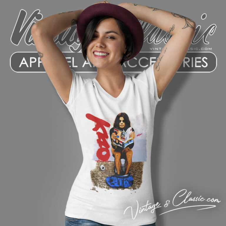 Ozzy Osbourne No More Tours V Neck TShirt Ozzy Osbourne No More Tours V Neck TShirt