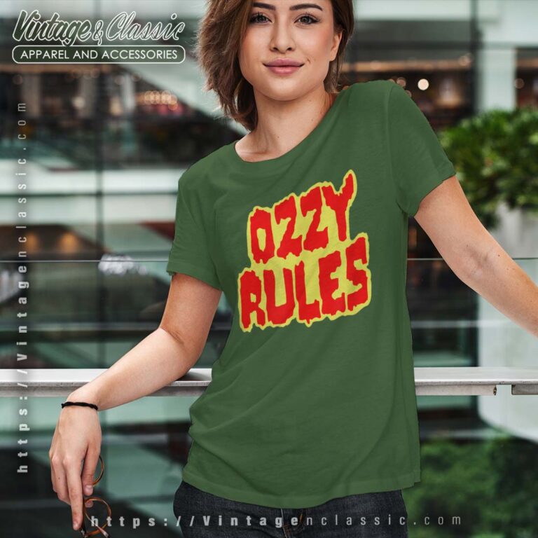 Ozzy Osbourne Ozzy Rules Tshirt Ozzy Osbourne Ozzy Rules Tshirt