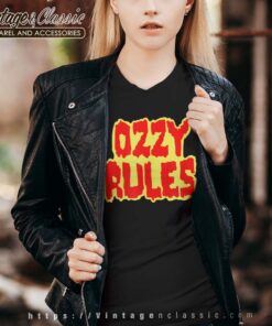 Ozzy Osbourne Ozzy Rules Shirt 4 Ozzy Osbourne Ozzy Rules Vneck