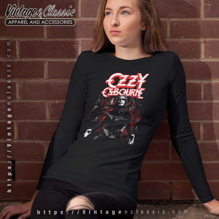 Ozzy Osbourne Ozzy With Bats Longsleeves Ozzy Osbourne Ozzy With Bats Longsleeves
