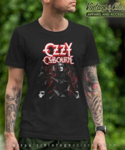 Ozzy Osbourne Ozzy With Bats Tshirt