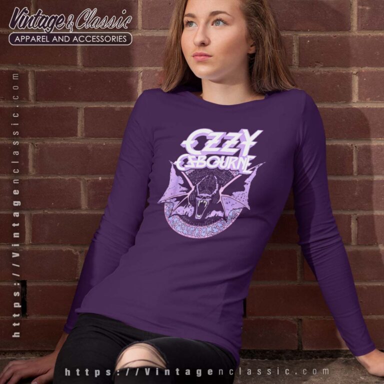 Ozzy Osbourne Pastel Bat Longsleeves Ozzy Osbourne Pastel Bat Longsleeves