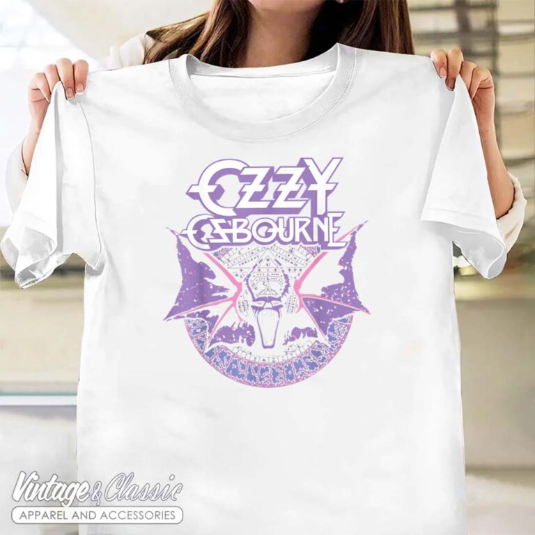 Ozzy Osbourne Pastel Bat Shirt Ozzy Osbourne Pastel Bat Shirt