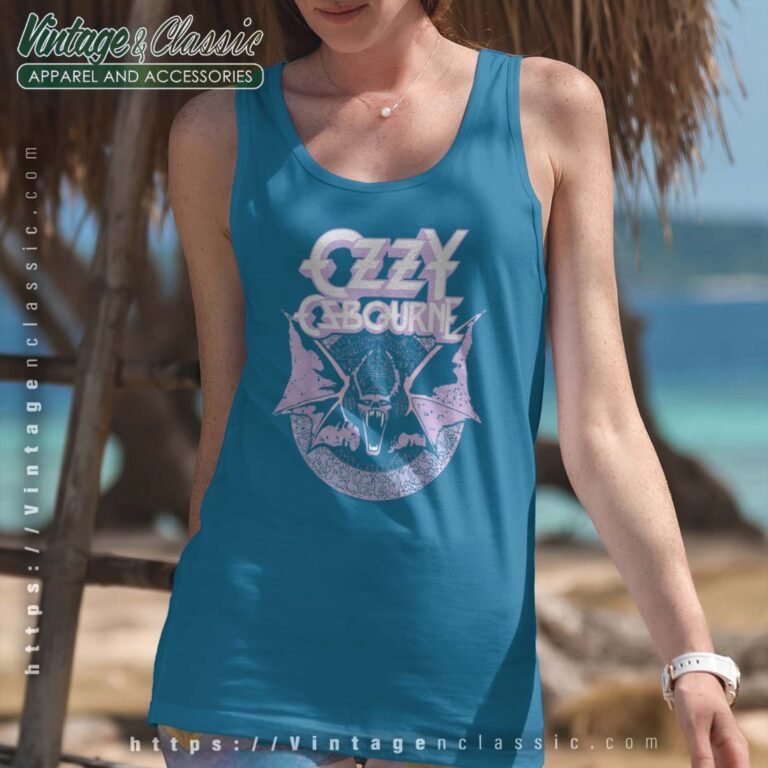 Ozzy Osbourne Pastel Bat Tanktop Ozzy Osbourne Pastel Bat Tanktop