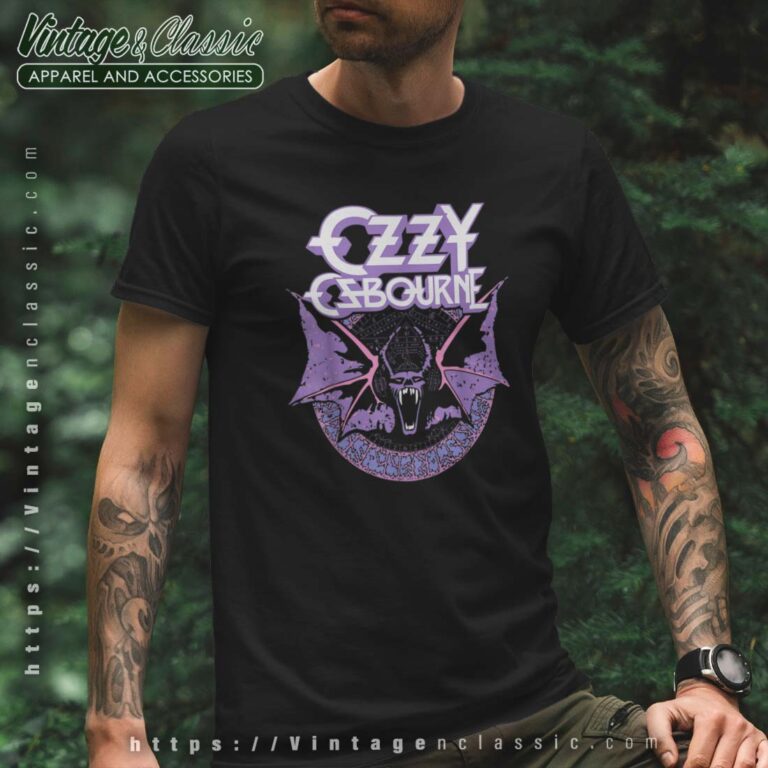 Ozzy Osbourne Pastel Bat Shirt Ozzy Osbourne Pastel Bat Shirt