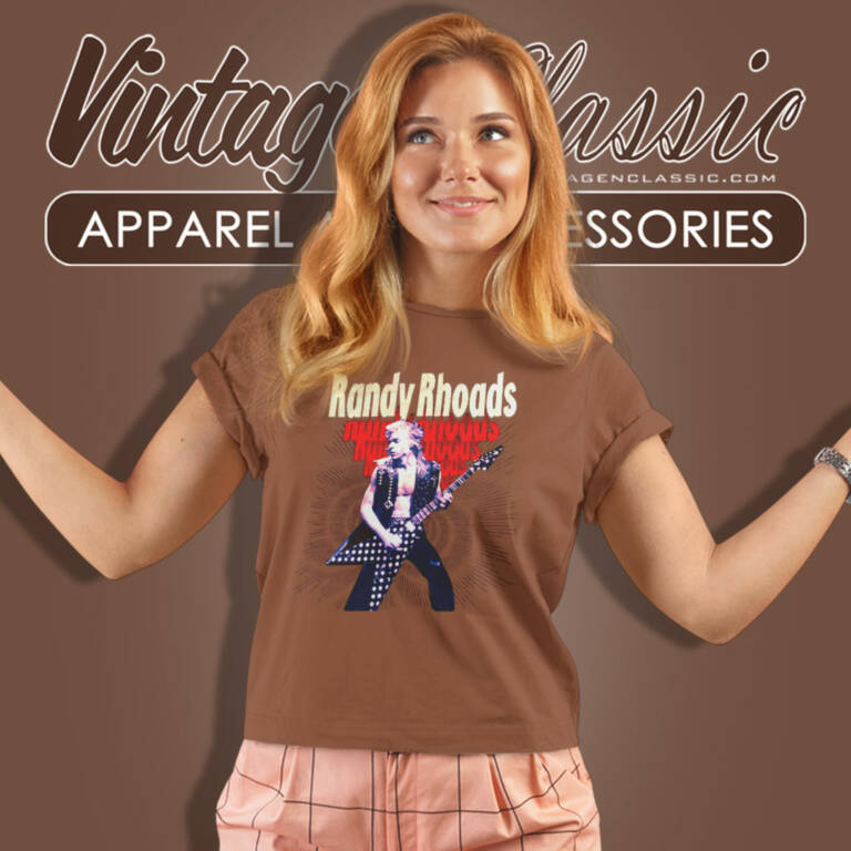 Ozzy Osbourne Randy Rhoads Women T Shirt Ozzy Osbourne Randy Rhoads Women T Shirt