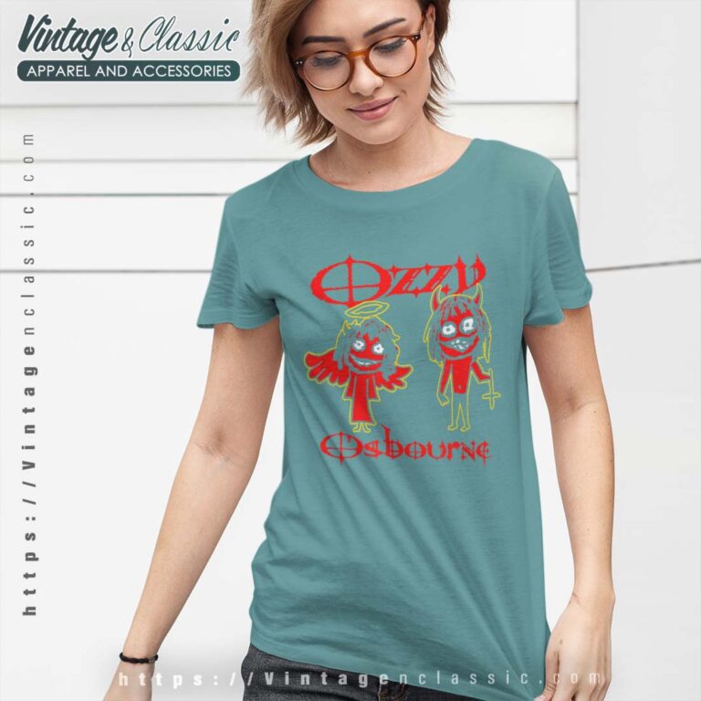 Ozzy Osbourne Red Sketch Good Bad Shirt Ozzy Osbourne Red Sketch Good Bad Shirt