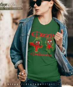 Ozzy Osbourne Red Sketch Good Bad Shirt 5 Ozzy Osbourne Red Sketch Good Bad Vneck