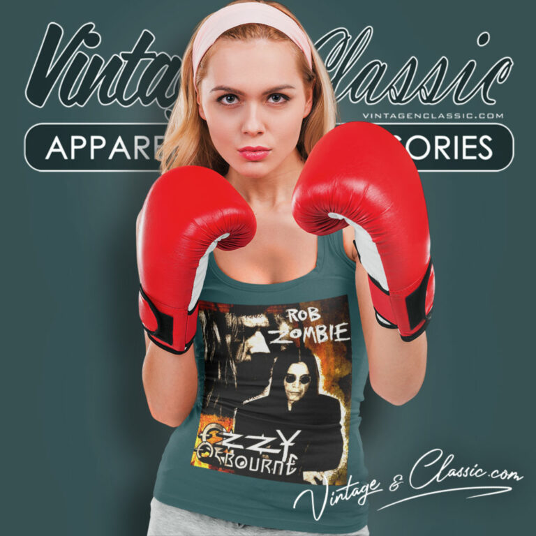 Ozzy Osbourne Rob Zombie Concert Tank Top Racerback Ozzy Osbourne Rob Zombie Concert Tank Top Racerback