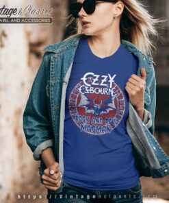 Ozzy Osbourne Rock Roll Madman Vneck