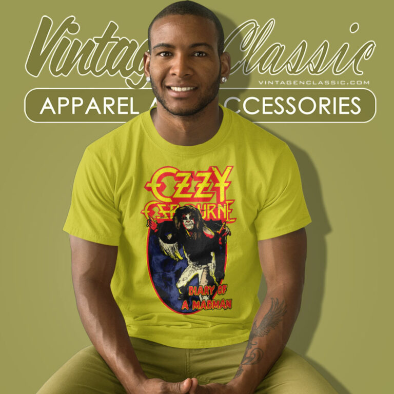 Ozzy Osbourne Shirt Diary Of A Madman Album T Shirt 4 Ozzy Osbourne Shirt Diary Of A Madman Album T Shirt 4