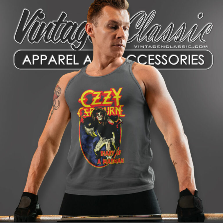 Ozzy Osbourne Shirt Diary Of A Madman Album Tank Top Racerback 4 Ozzy Osbourne Shirt Diary Of A Madman Album Tank Top Racerback 4