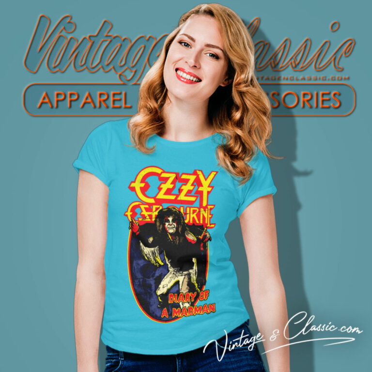 Ozzy Osbourne Shirt Diary Of A Madman Album Women T Shirt 4 Ozzy Osbourne Shirt Diary Of A Madman Album Women T Shirt 4