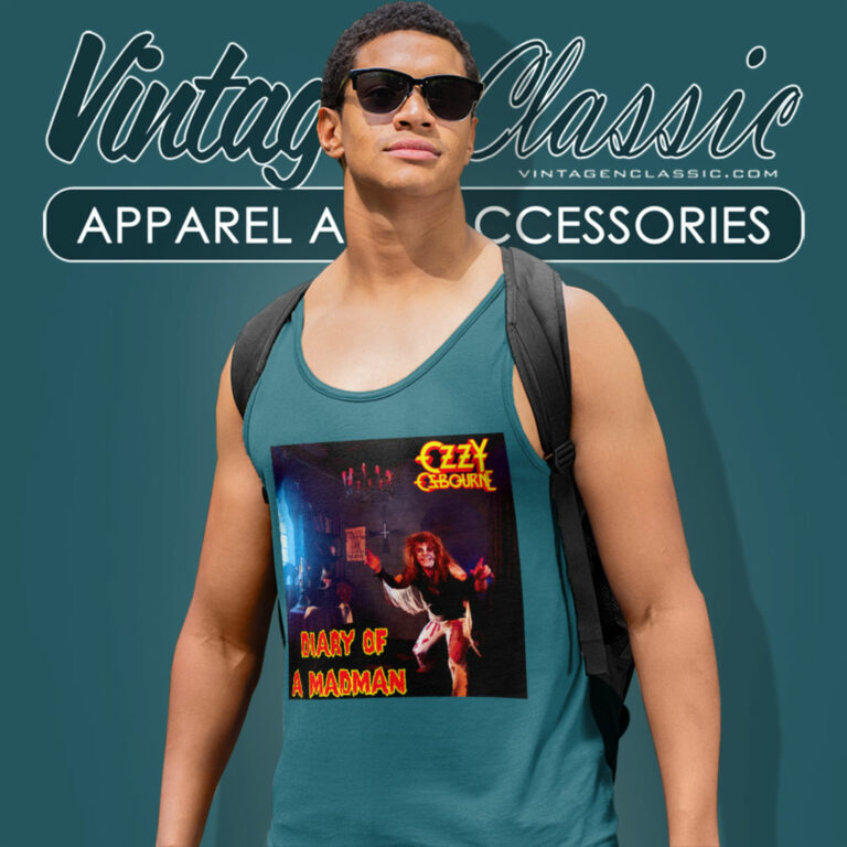 Ozzy Osbourne Shirt Diary Of A Madman Tank Top Racerback Ozzy Osbourne Shirt Diary Of A Madman Tank Top Racerback