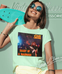 Ozzy Osbourne Shirt Diary Of A Madman Women T Shirt