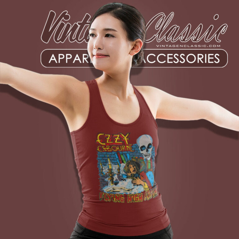 Ozzy Osbourne Shirt Flying High Again Tank Top Racerback Ozzy Osbourne Shirt Flying High Again Tank Top Racerback