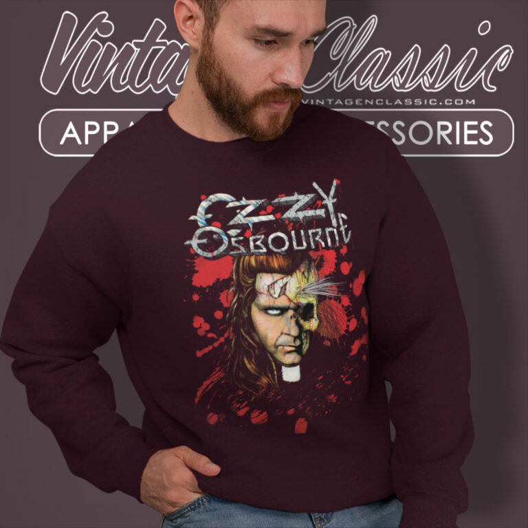 Ozzy Osbourne Shirt Priest Ozzy 1991 Sweatshirt Ozzy Osbourne Shirt Priest Ozzy 1991 Sweatshirt