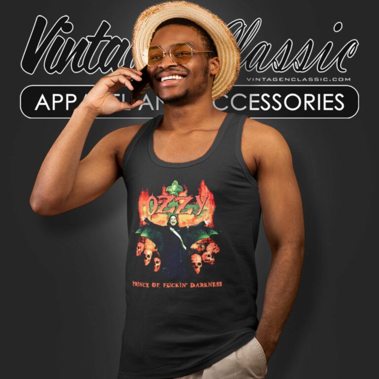 Ozzy Osbourne Shirt Prince Of Fuckin Darkness Tank Top Racerback Ozzy Osbourne Shirt Prince Of Fuckin Darkness Tank Top Racerback